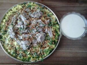 Mansaf , Traditional dish